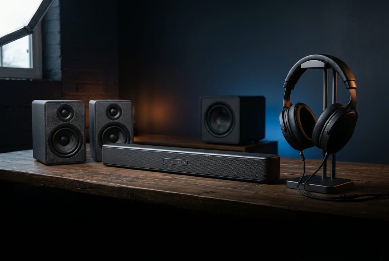 Speakers and headphones