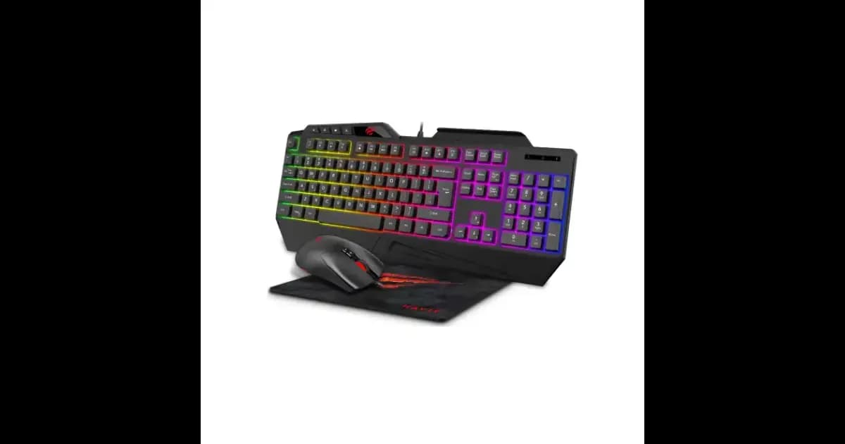 Havit KB889CM RGB Gaming Keyboard, Mouse & Mouse Pad Combo