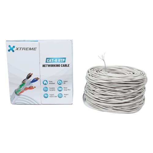 Xtreme Netcore Indoor Cat6 UTP CCA Networking Cable - Grey (305m)