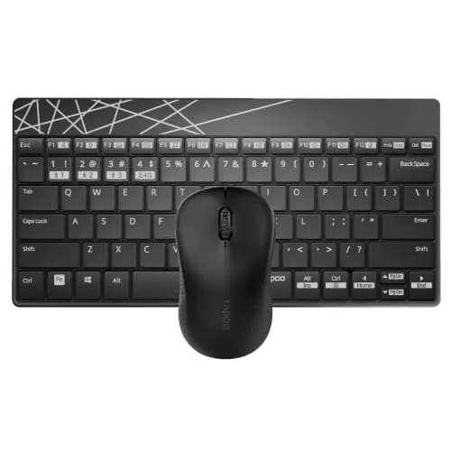 Rapoo 8000M Multi-Mode Wireless Keyboard and Mouse Combo